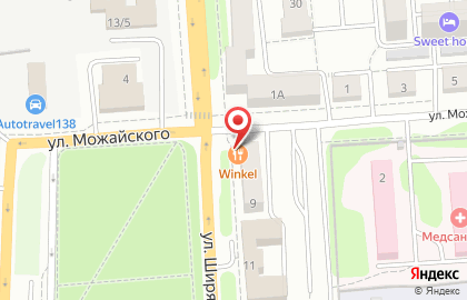 Ресторан Winkel в Октябрьском районе на карте