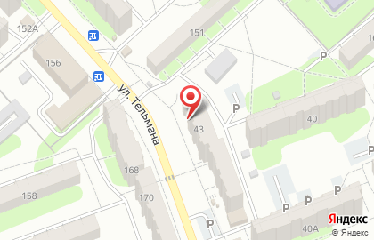 Салон красоты Шанс на улице Тельмана на карте