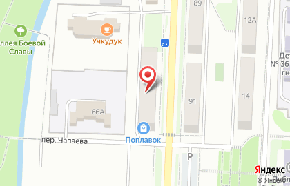 Поплавок в Екатеринбурге на карте