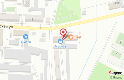 Супермаркет Магнит на Пролетарской улице на карте