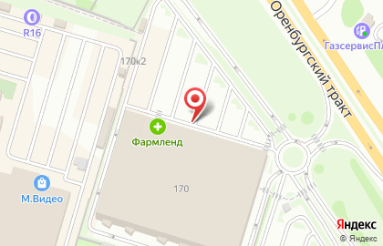 Гипермаркет Карусель на Оренбургском Тракте на карте