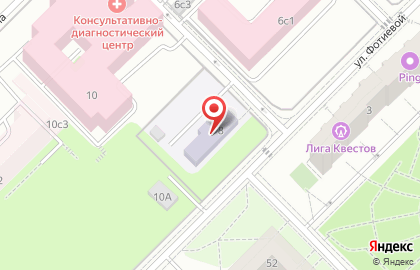 Средняя общеобразовательная школа №1265 с дошкольным отделением на карте
