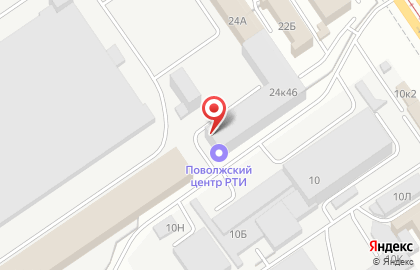 Торговая фирма Поволжский центр РТИ в Промышленном районе на карте