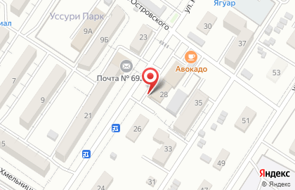 Цветочный магазин во Владивостоке на карте