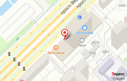 Банкомат ВТБ на проспекте Вернадского, 29 на карте