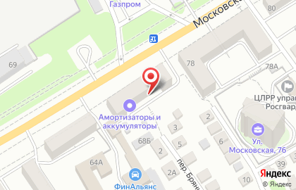 Экран на Московской улице на карте