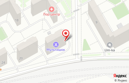 Парикмахерская Мультишок на карте