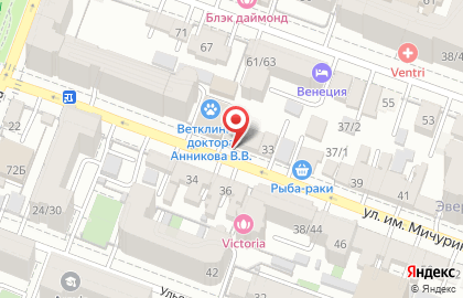 Ветеринарная клиника доктора Анникова в Октябрьском районе на карте