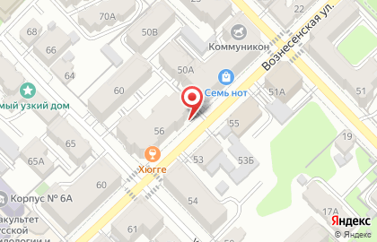 Театрально-творческая мастерская Moon Cat на Вознесенской улице на карте