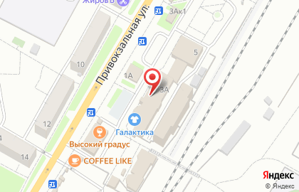 Магазин косметики и парфюмерии Магнит-Косметик на Привокзальной улице на карте