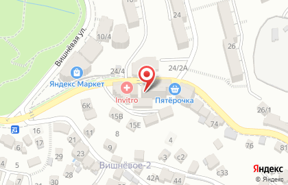 Банкомат СберБанк на Вишнёвой улице, 15а на карте