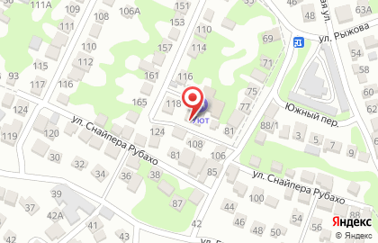 Гостиничный комплекс Уют в Новороссийске на карте