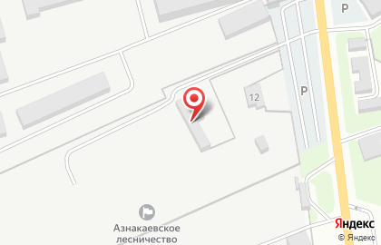 Азнакаевское лесничество на карте