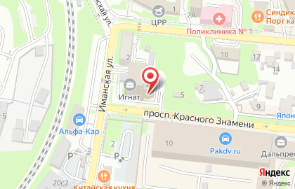 Производственная компания Грундфос во Фрунзенском районе на карте