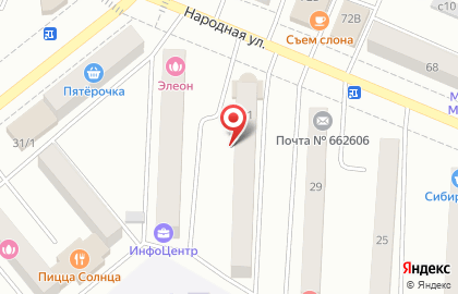 ООО Континент на Народной улице на карте