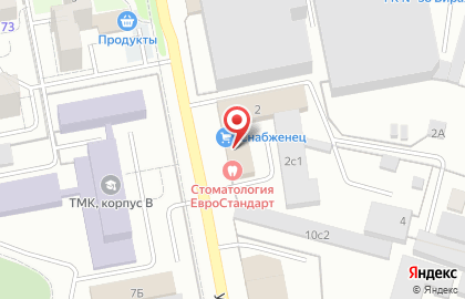Магазин строительно-отделочных материалов Снабженец на карте