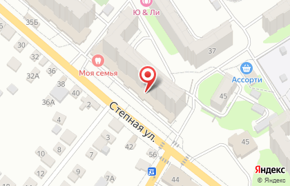 Служба доставки Сенсей на Степной улице на карте