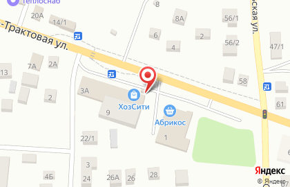 Магазин хлебобулочных изделий в Кировском районе на карте