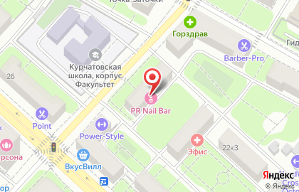 Студия маникюра PR NAIL BAR на улице Маршала Конева на карте