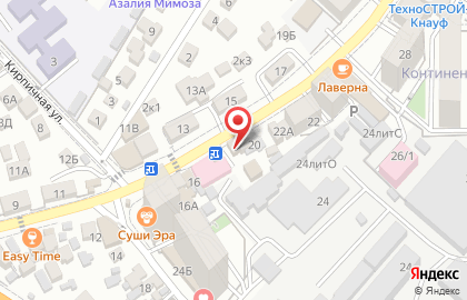 Продуктовый магазин на ул. Гастелло, 20 на карте