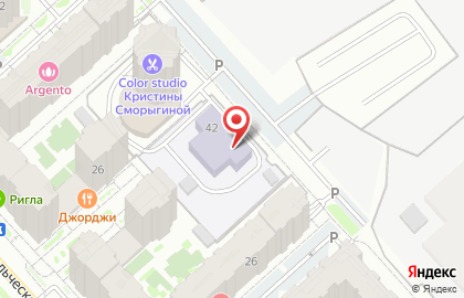 Детский сад №43 в Советском районе на карте