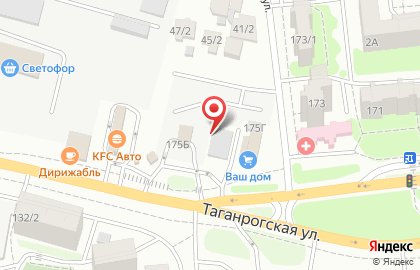 Шиномонтажная мастерская на Таганрогской улице на карте