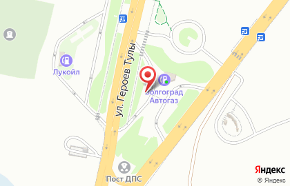 АЗС в Волгограде на карте