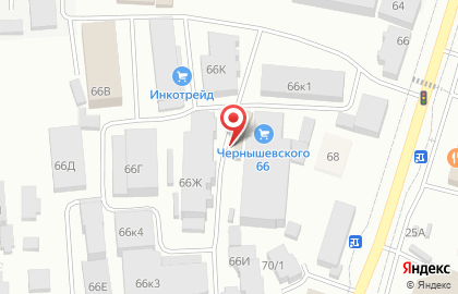 Оптово-розничный магазин Анна на улице Чернышевского на карте