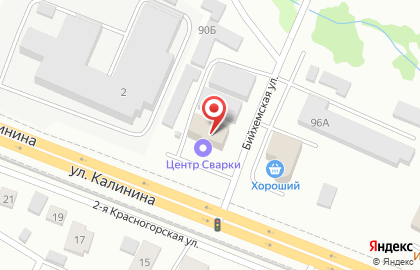 Компания Центр Сварки в Октябрьском районе на карте