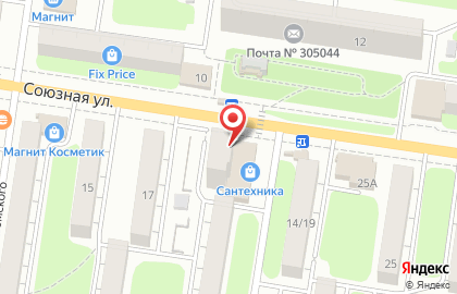 Компания Осаго46 в Железнодорожном районе на карте