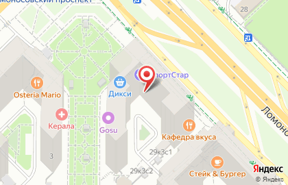Автошкола Ланистер на Ломоносовском проспекте на карте