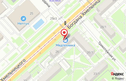 Зеркальный Блеск, ИП Журавлев С.М. на улице Богдана Хмельницкого на карте