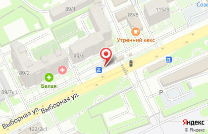 Киоск по продаже печатной продукции в Октябрьском районе на карте