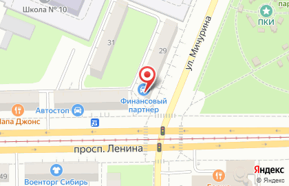 Микрокредитная компания Положительное решение на улице Мичурина на карте