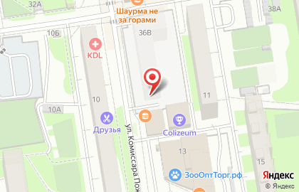 Магазин овощей и фруктов в Дзержинском районе на карте