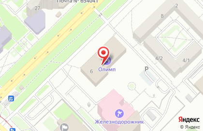 Олимп в Новокузнецке на карте