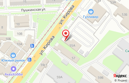 Южный ветер на улице Кирова на карте