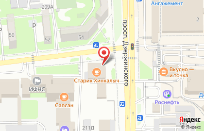 Банкомат Сбербанк на проспекте Дзержинского, 211б на карте