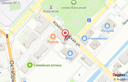 Продуктовый магазин Флотский на Советской улице на карте