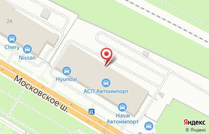 Yamaha на Московском шоссе на карте