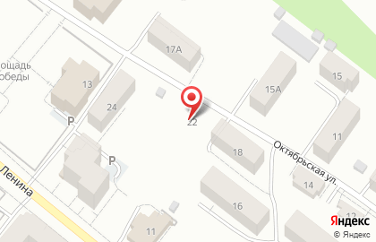 Торговый центр Оазис на Октябрьской улице на карте