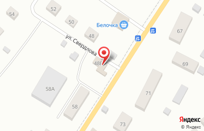 Шиномонтажная мастерская на улице Свердлова на карте