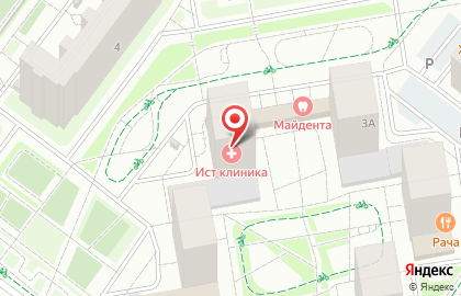 Центр остеопатии Ист Клиник на улице Борисовка на карте