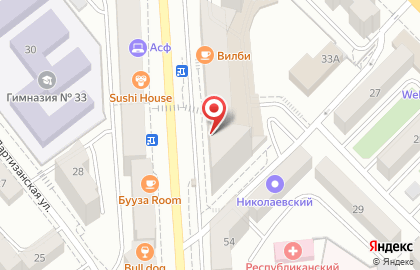 Магазин канцтоваров, товаров для творчества и игрушек Глобус в Советском районе на карте