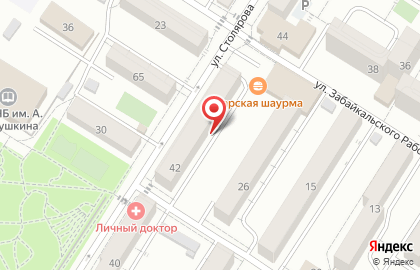 Туристическое агентство ЕвроТур в Ингодинском районе на карте