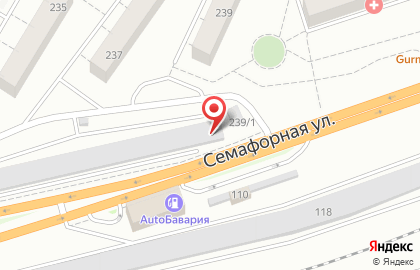Автосервис Форсаж в Свердловском районе на карте