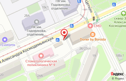 Киоск фастфудной продукции Стритфуд на карте