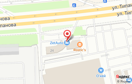 Автосервис Zet-Avto на метро Московская на карте