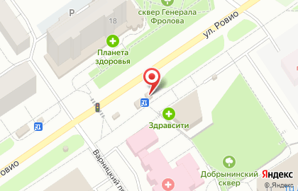 Деньги до зарплаты на улице Ровио на карте
