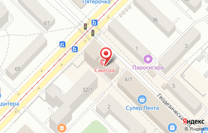 Торгово-монтажная компания Spectr на Геодезической улице на карте